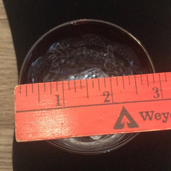 Antique ruby red flash glass 1914 souvenir fair glasses gold hand painted 1919 - Picture 8 of 16